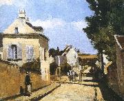 Camille Pissarro Pang Schwarz street map oil painting picture wholesale